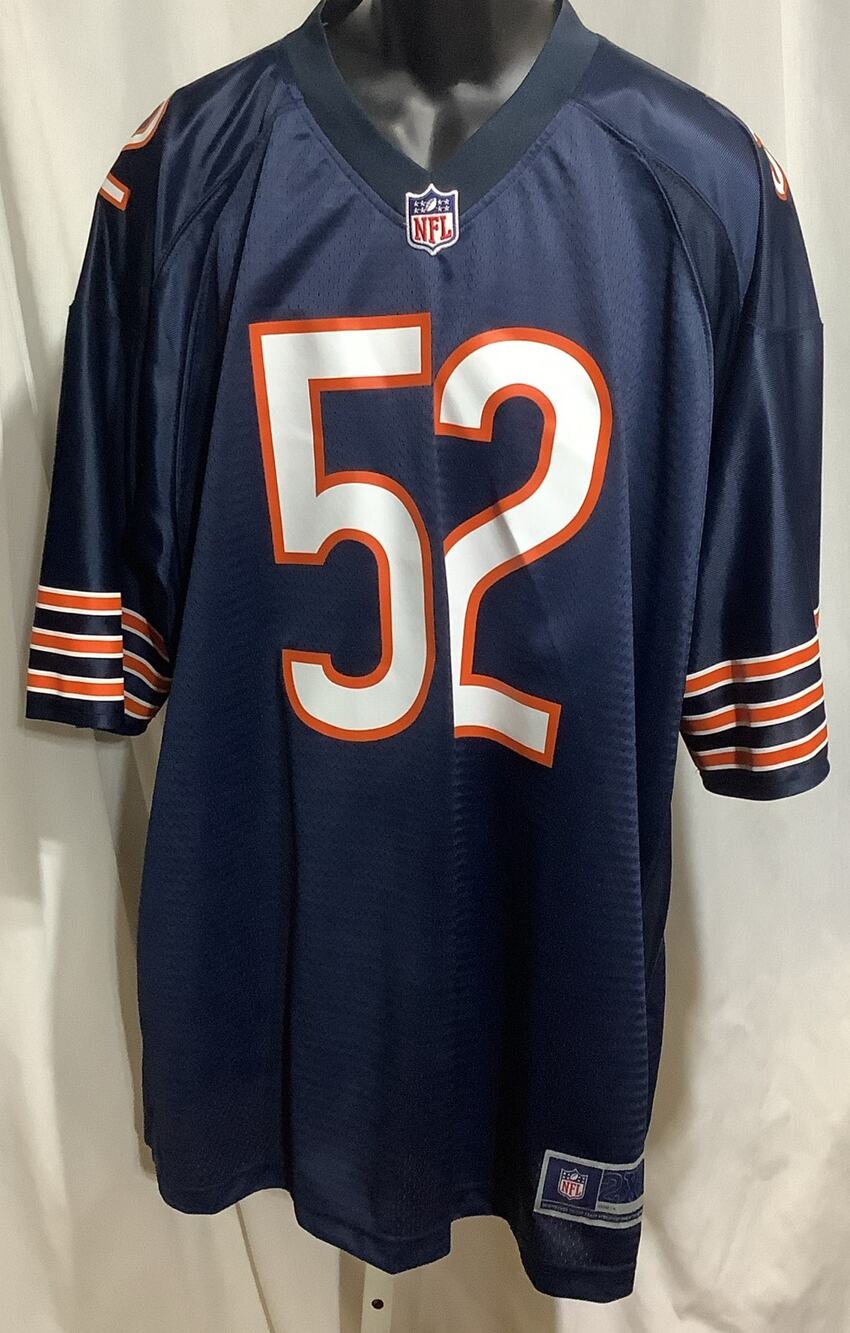 Chicago Bears Khalil Mack 52 Jersey Mens 2XL Navy Blue NFL Pro Line Football